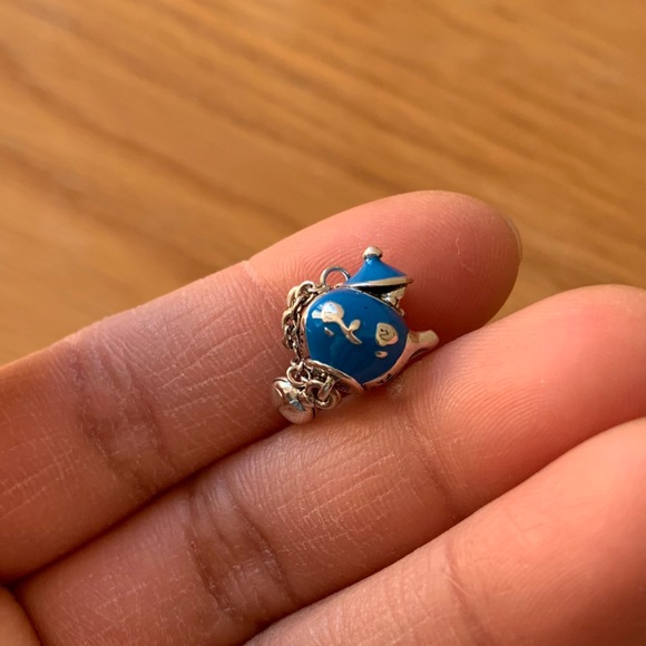 NWOT Disney Alice in Wonderland, Unbirthday Party Teapot Charm Sterling Silver - Picture 10 of 13